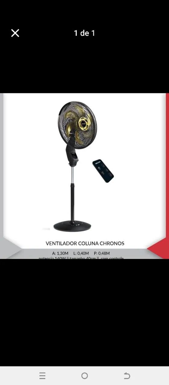 Ventilador com controle 