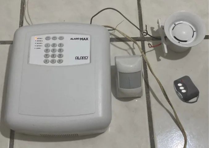 Central de Alarme Alard Max 4 - Com Sirene, Controle, Bateria e Sensor de Movimento  - Foto 2