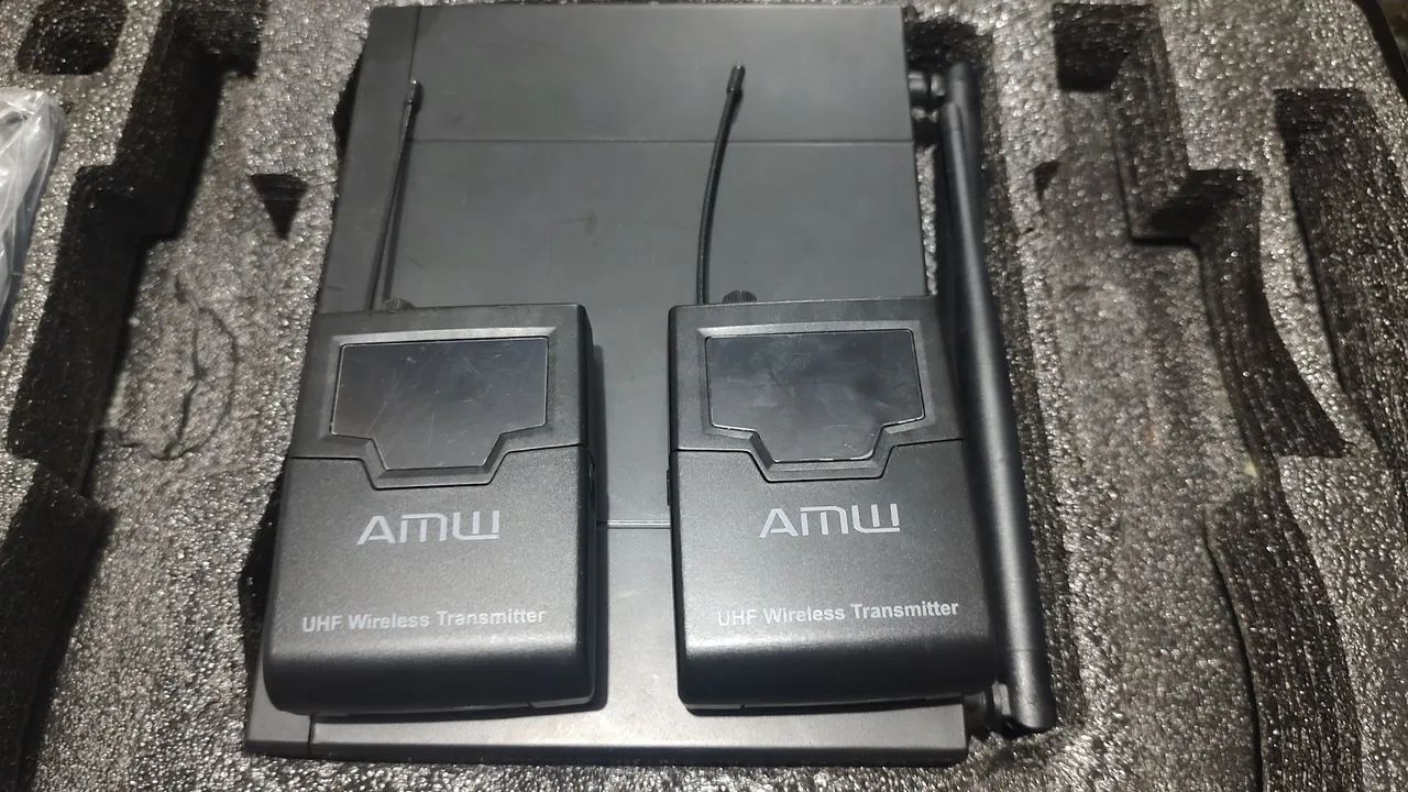 Kit Microfone Sem Fio Auricular - Foto 3