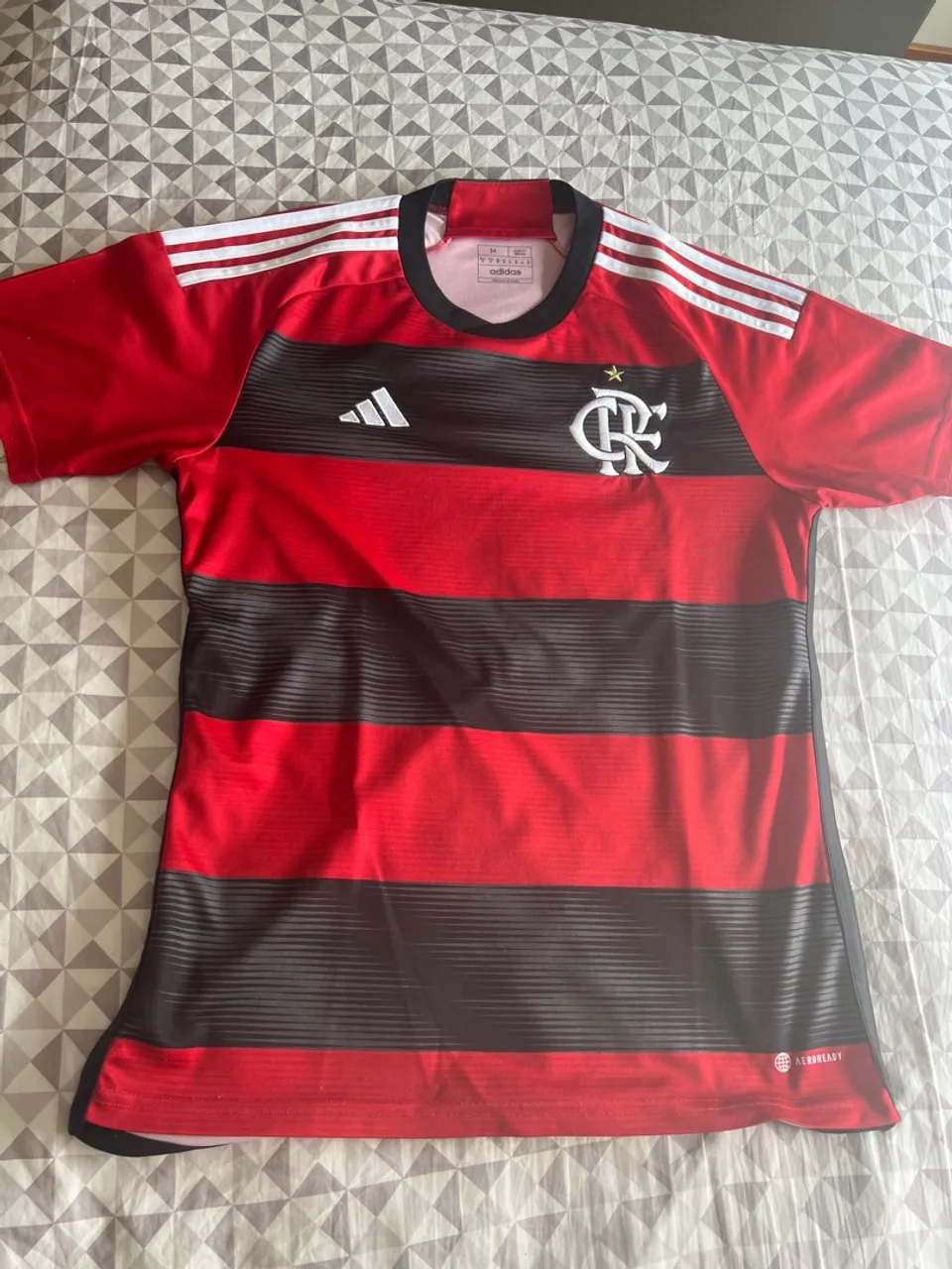 Camisa Original do Flamengo Adidas 2023 Masculina, tamanho M