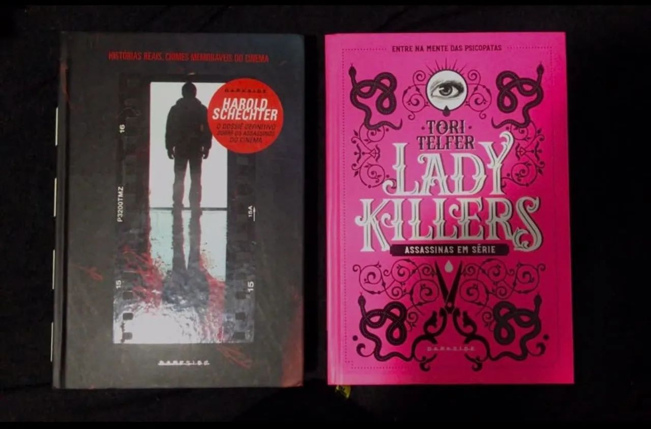 LIVROS DARKSIDE - lady killers e anatomia do mal CAPA DURA