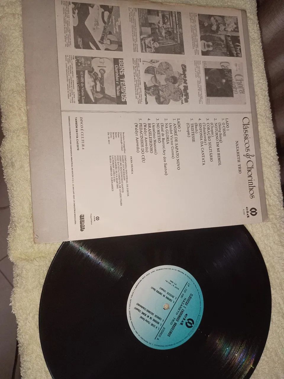 LP clássicos e chorinhos Nazareth Trio