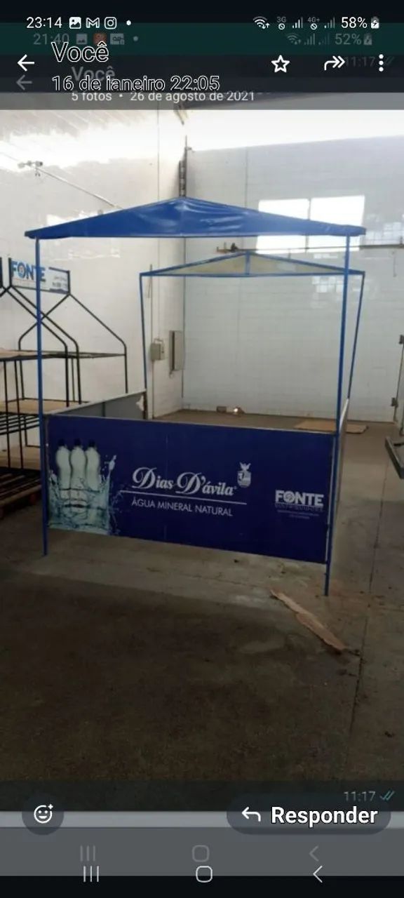 Barraca  p/ lanches                      2.000,00 - Foto 3