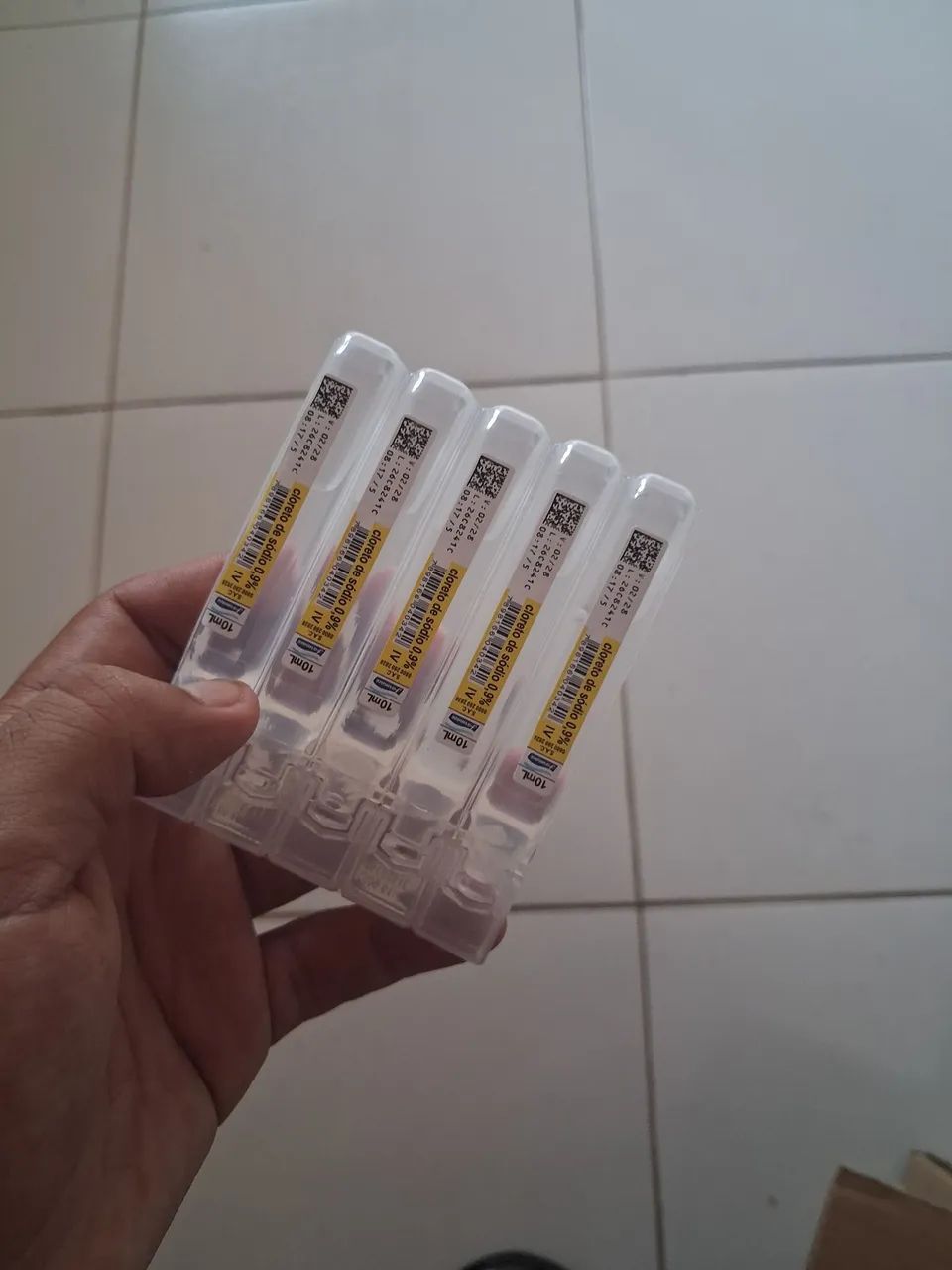 Soro fisiológico 10ml