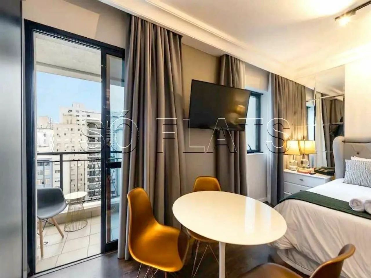 Flat 32m² com suíte e vaga em Higienópolis Rua Maranhão - Foto 4