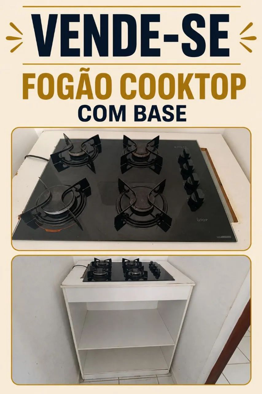 Fogão cooktop 