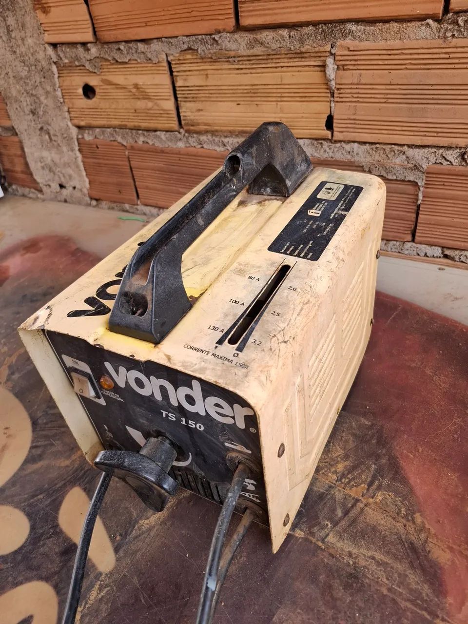 Maquina de solda vonder ts 150 em ótimo estado de funcionamento  - Foto 4