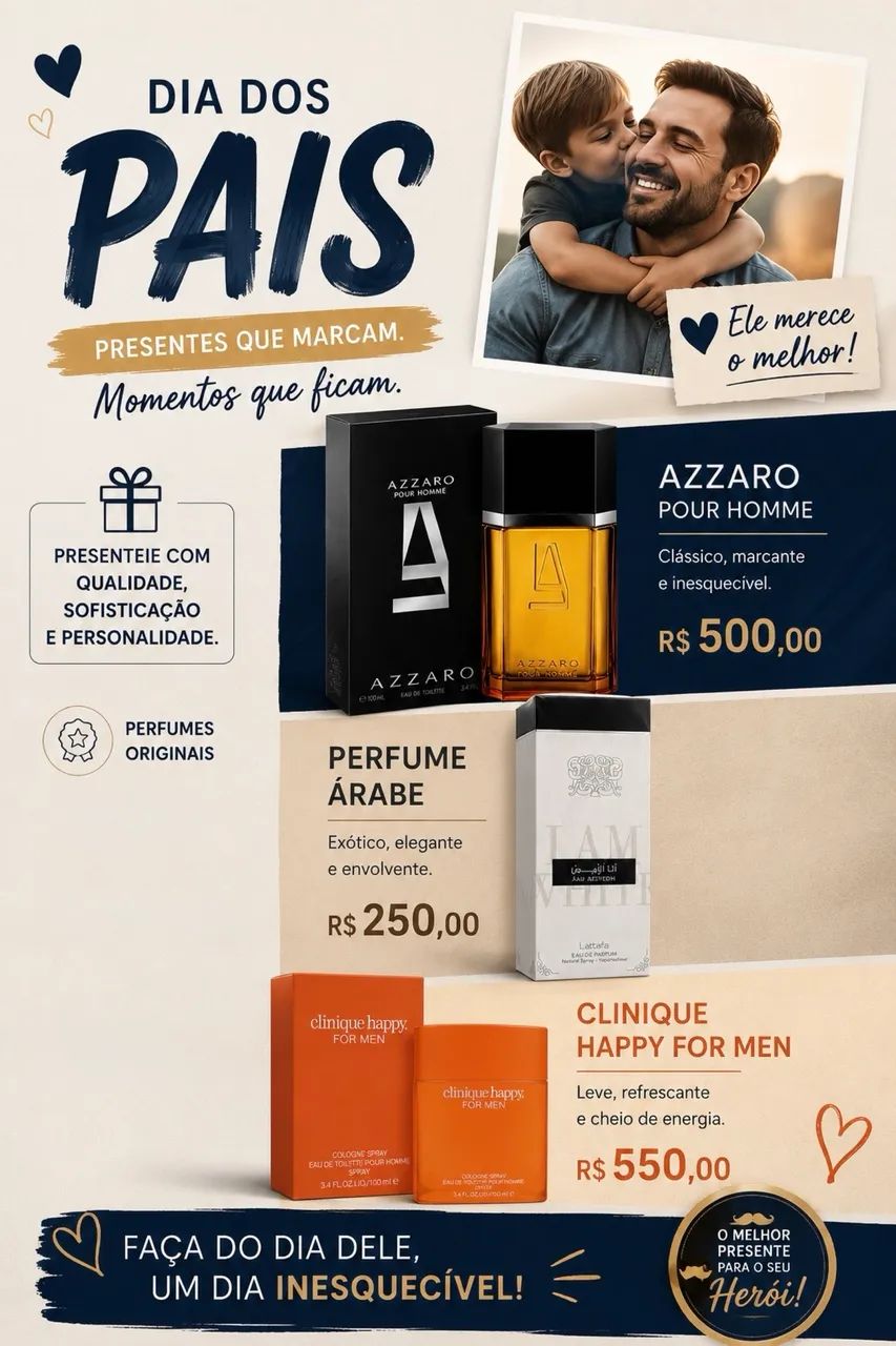 Perfumes originais 