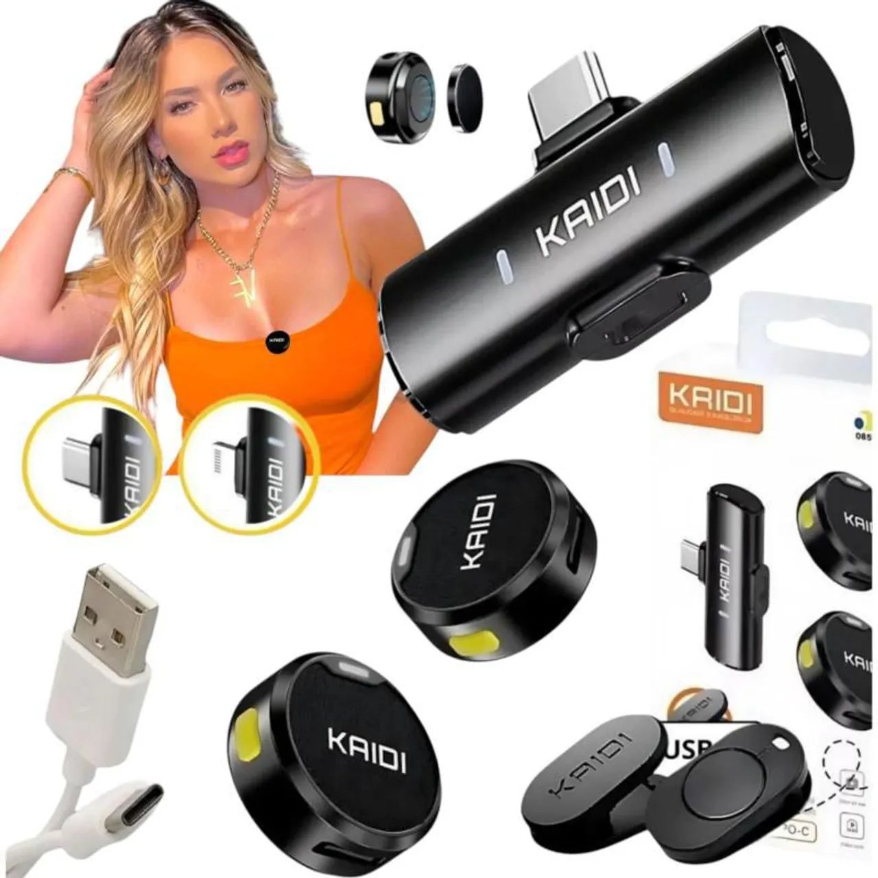 Microfone de lapela  - Foto 2