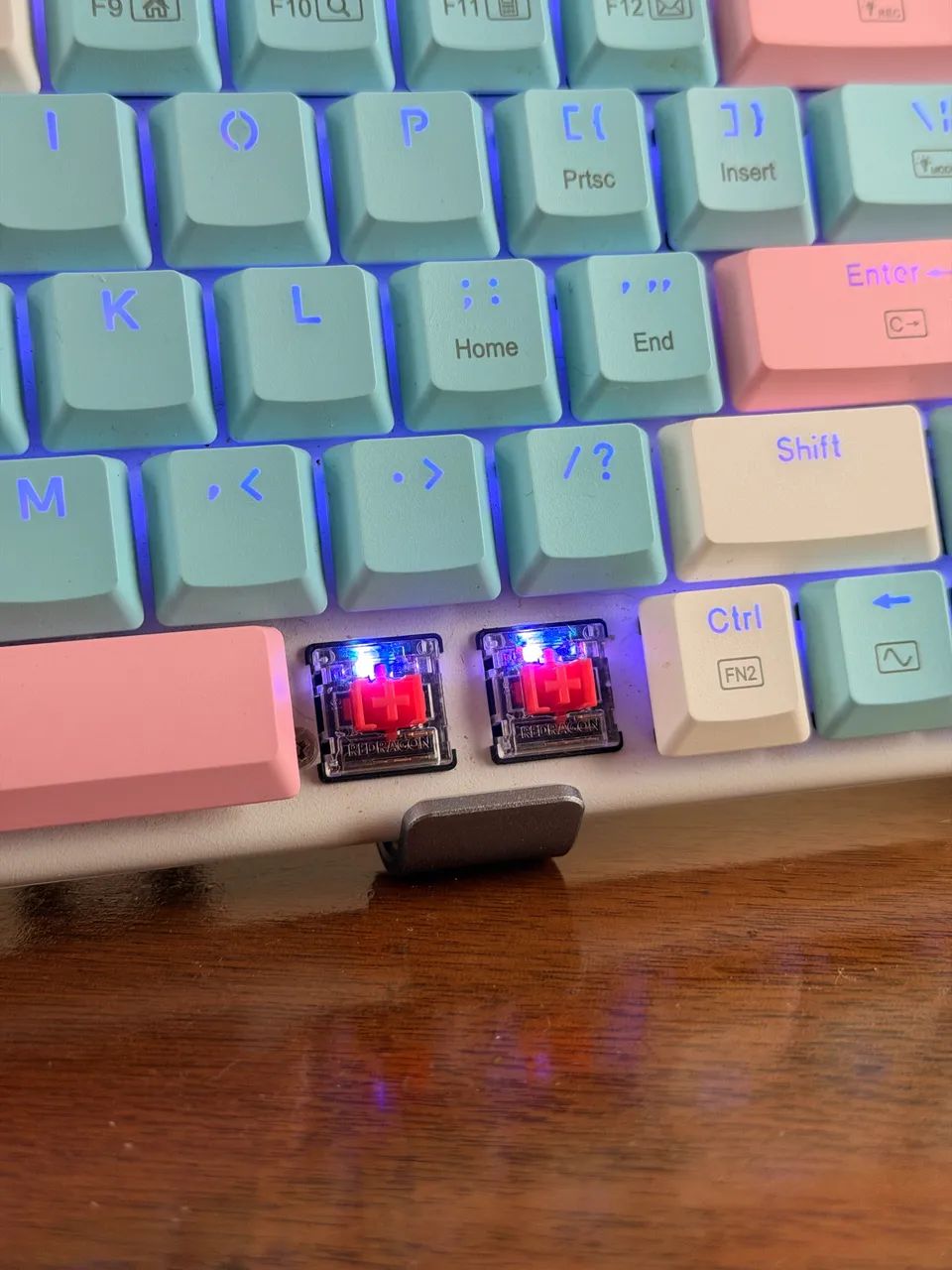 Teclado Gamer Redragon k609 RGB PRO Bluetooth - Foto 4