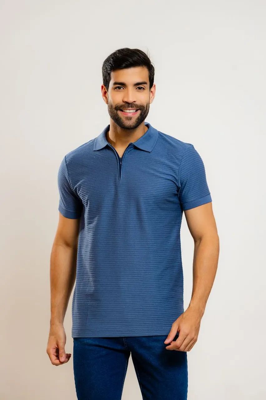 Polo zíper Milão 