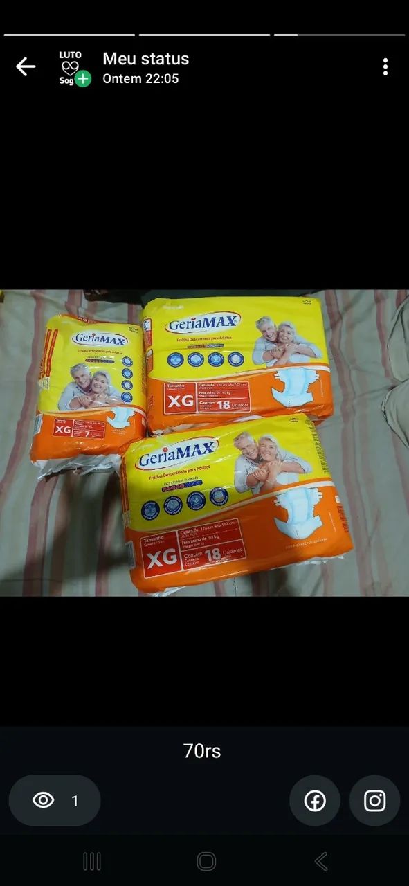 Fraldas geriatricas 