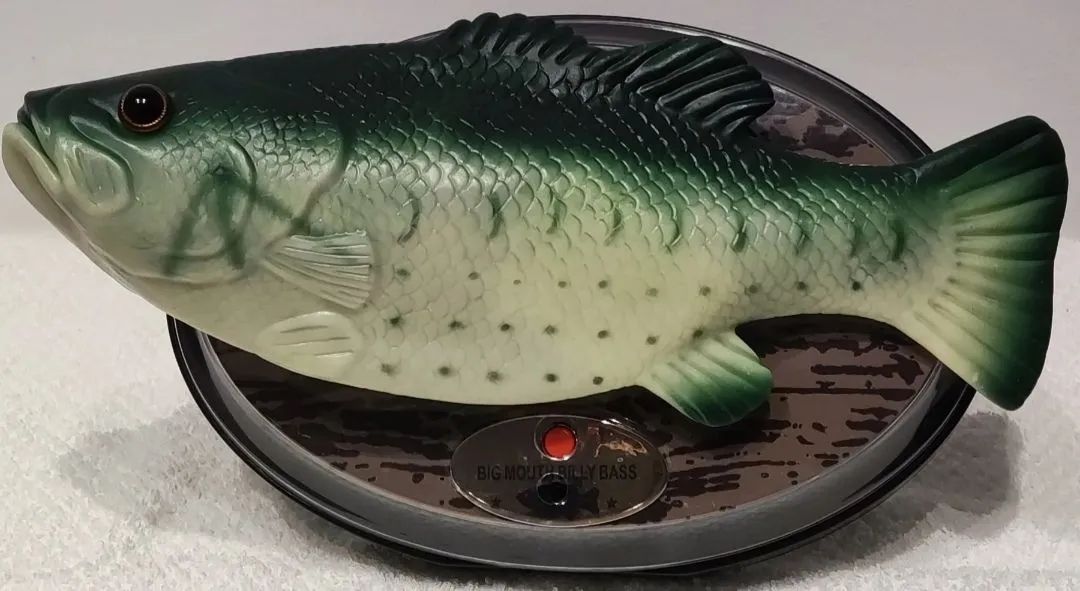 peixe cantor big mouth billy bass motion (25 dias para ficar pronto)sensor - Foto 2