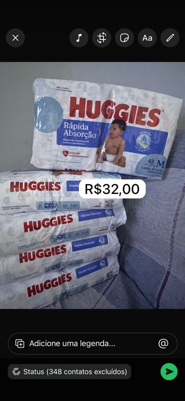 Fraldas Huggies  - Foto 2