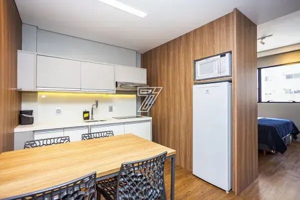 Studio mobiliado a venda Agua Verde com 35 m2 com 1 quarto