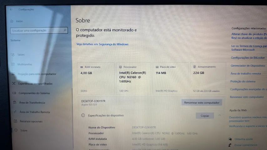 Notebook Acer com SSD - Foto 4