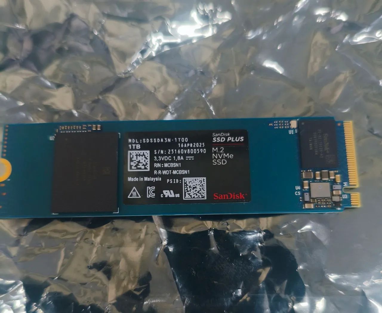 SSD 1tb uma semana de uso praticamente zero 