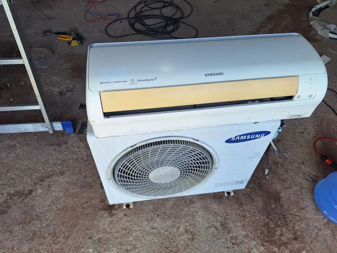 Ar-condicionado Samsung inverter de 12 mil btus serpentina de cobre funcionando  - Foto 4