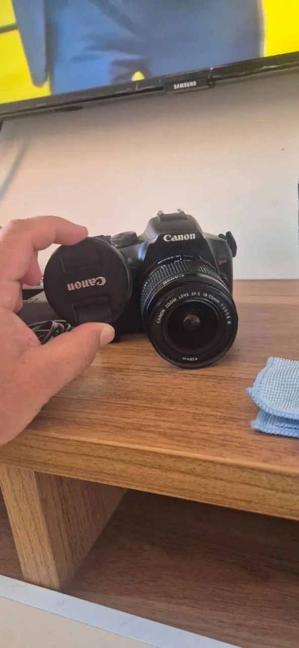 Câmera profissional CanonT7 - Foto 4