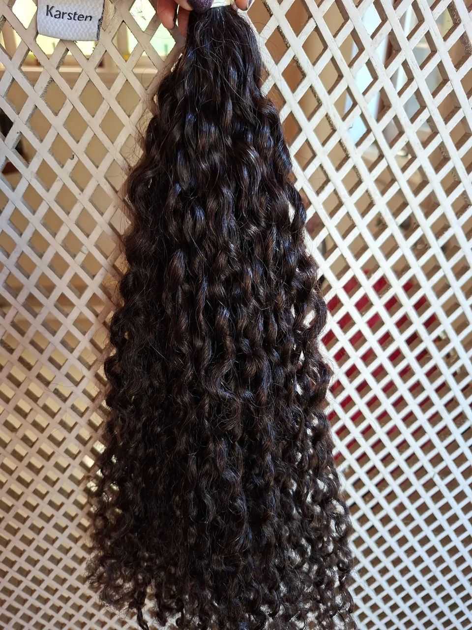 Cabelo humano cacheado 2