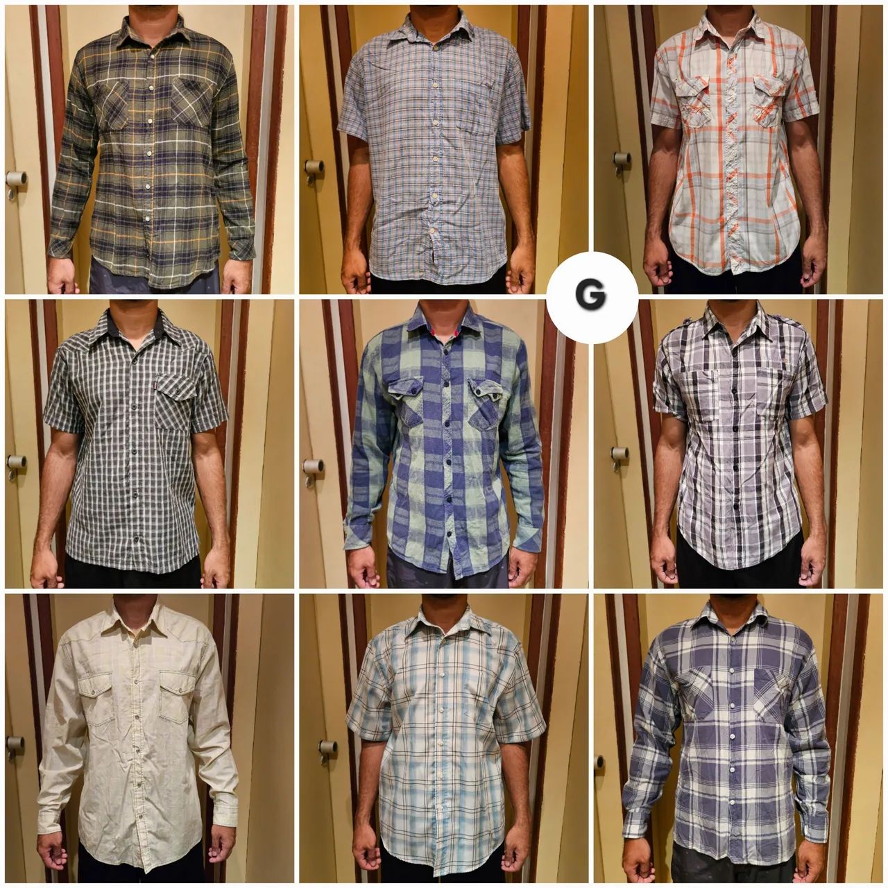 Camisas Xadrez Manga Curta ou Longa  - Foto 4
