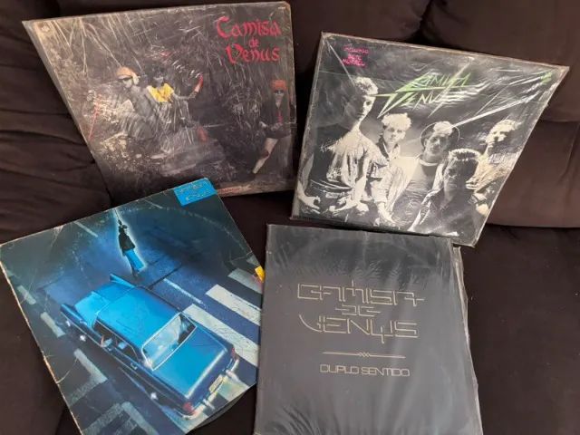 Coleção de Discos de Vinil Camisa de Vênus Rock Nacional