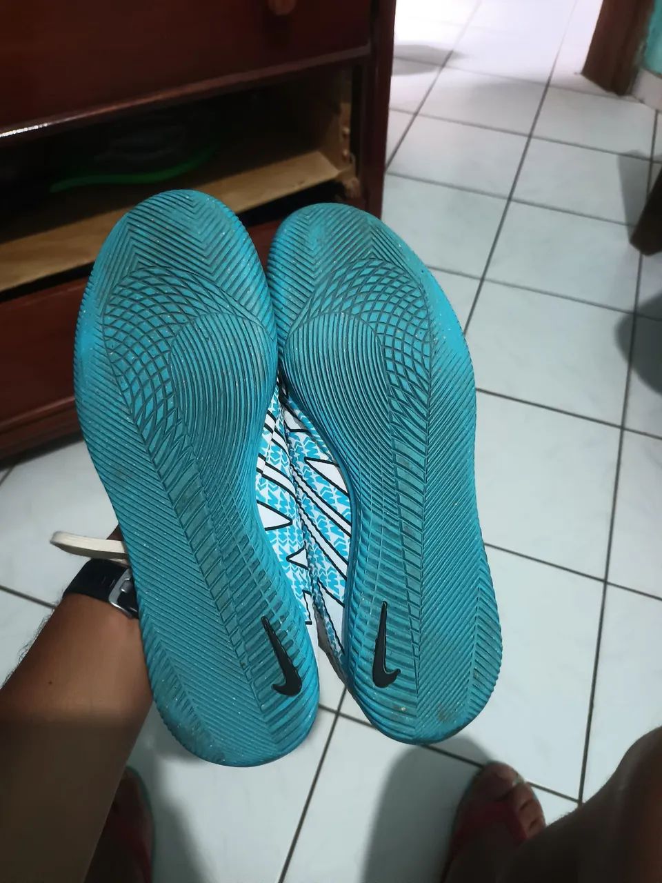 Chuteira mercurial futsal tamanho 40 - Foto 6