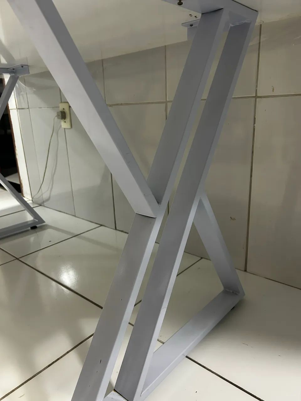 Mesa de jantar laka branca - Foto 2