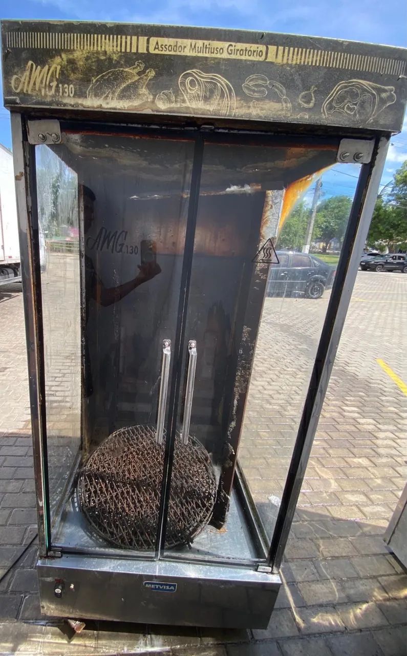 Galeteira/assadeira multiuso Giratória  - Foto 2
