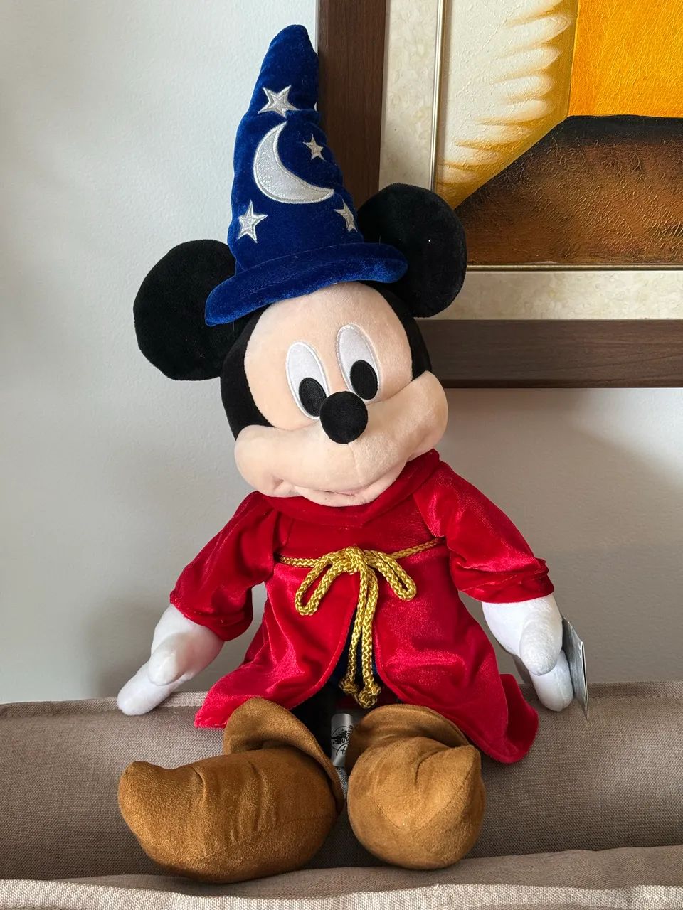 Pelúcia Mickey Feiticeiro Fantasia Original Disney Store (Com Etiqueta)