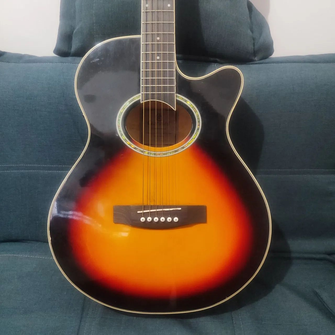 Violão Giannini Performance Elétrico Regulado E Conservado - Foto 3
