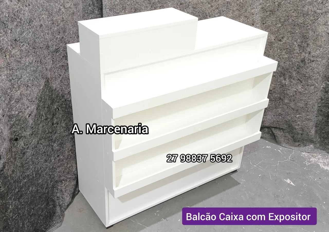Balcão Caixa com Expositor 