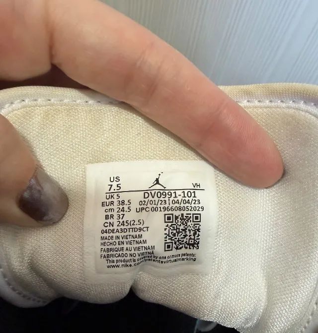 tênis air jordan 1 mid panda 37 - Foto 5