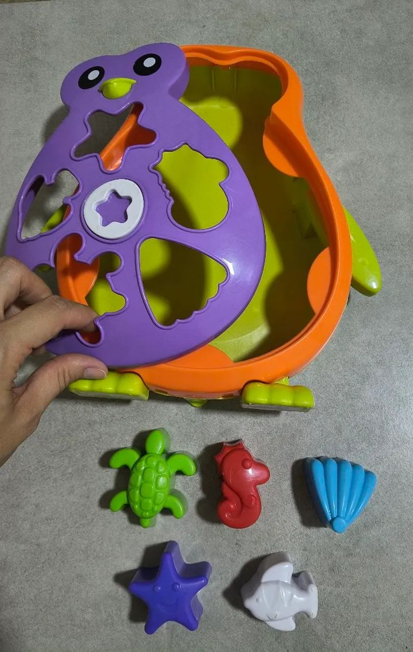 Brinquedo de encaixe completo POUCO USADO  - Foto 3