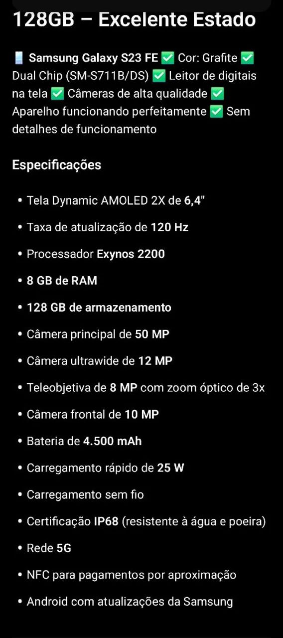 SAMSUNG GALAXY S23FE - Foto 2
