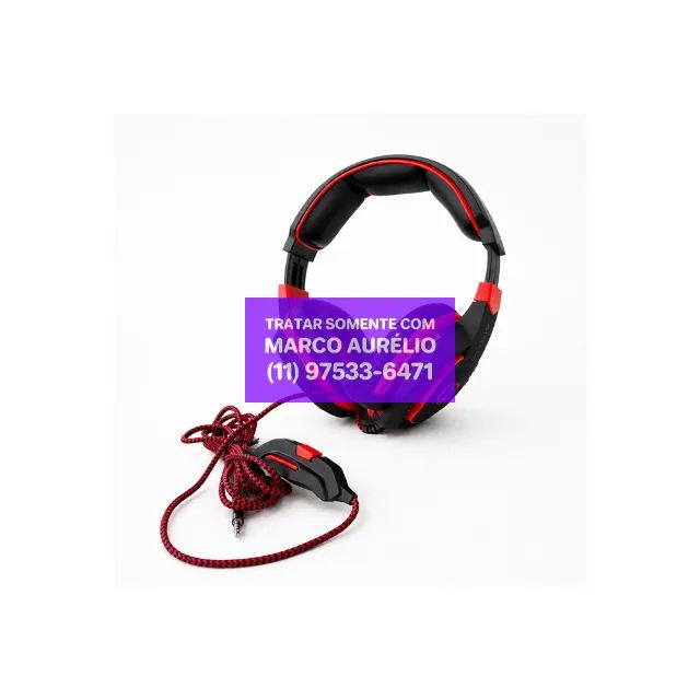 Headset Gamer com Microfone Plug 3.5 - R$ 100 - Foto 2