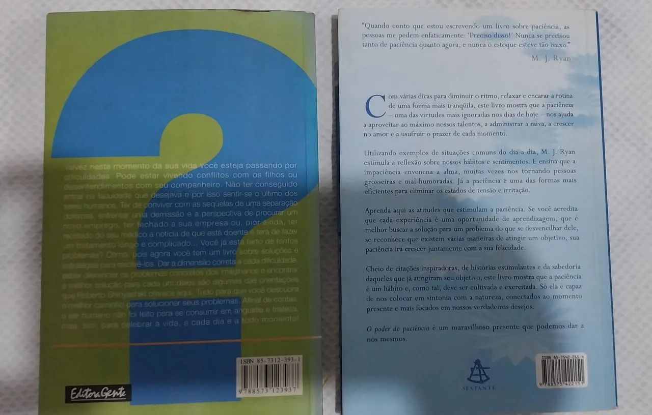 Lote com 2 Livros: O Poder da Paciência e o Poder da Solução  - Foto 2
