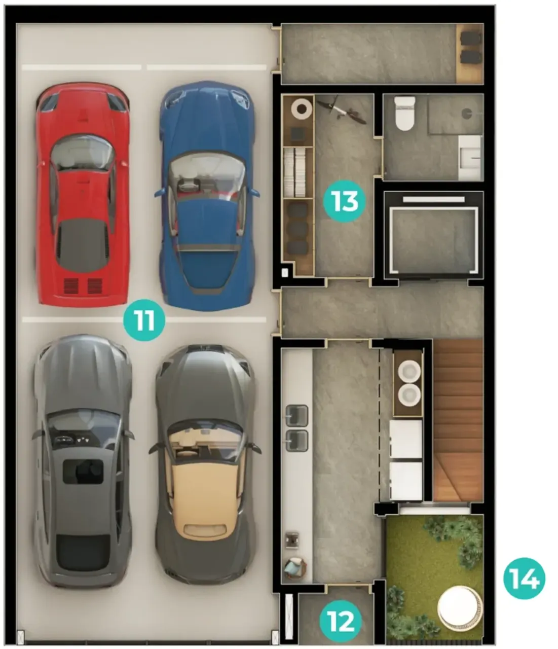 PLANTA 540m²