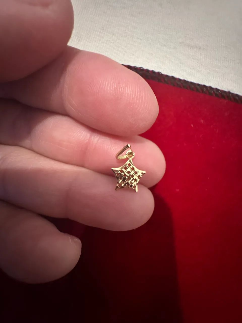Pingente estrela de ouro  - Foto 2