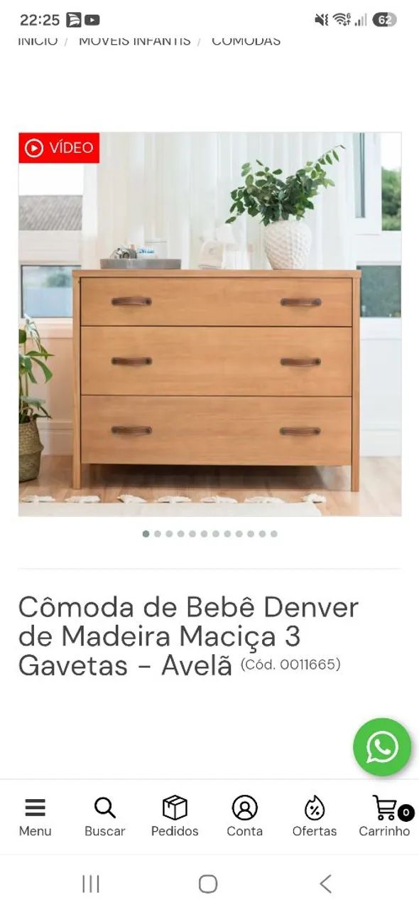 Cômoda de madeira - Foto 5