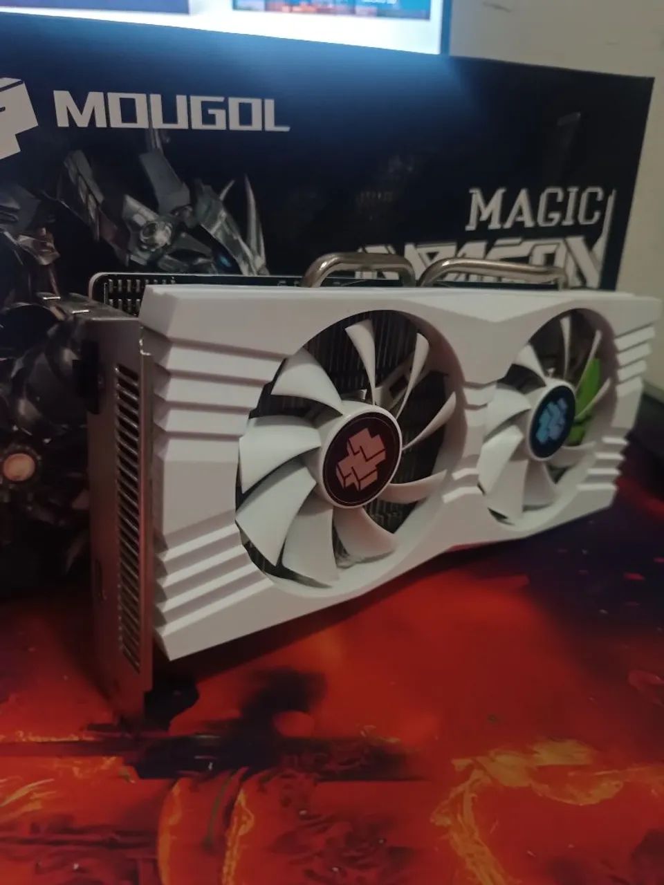 Placa de vídeo RX580 8GB - Branca- Mougol - Foto 3