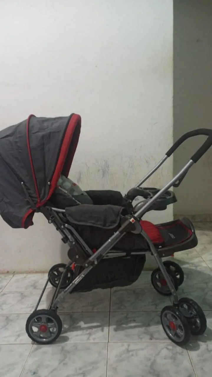 Kit carrinho de bebê e bebê conforto  Cosco  - Foto 5