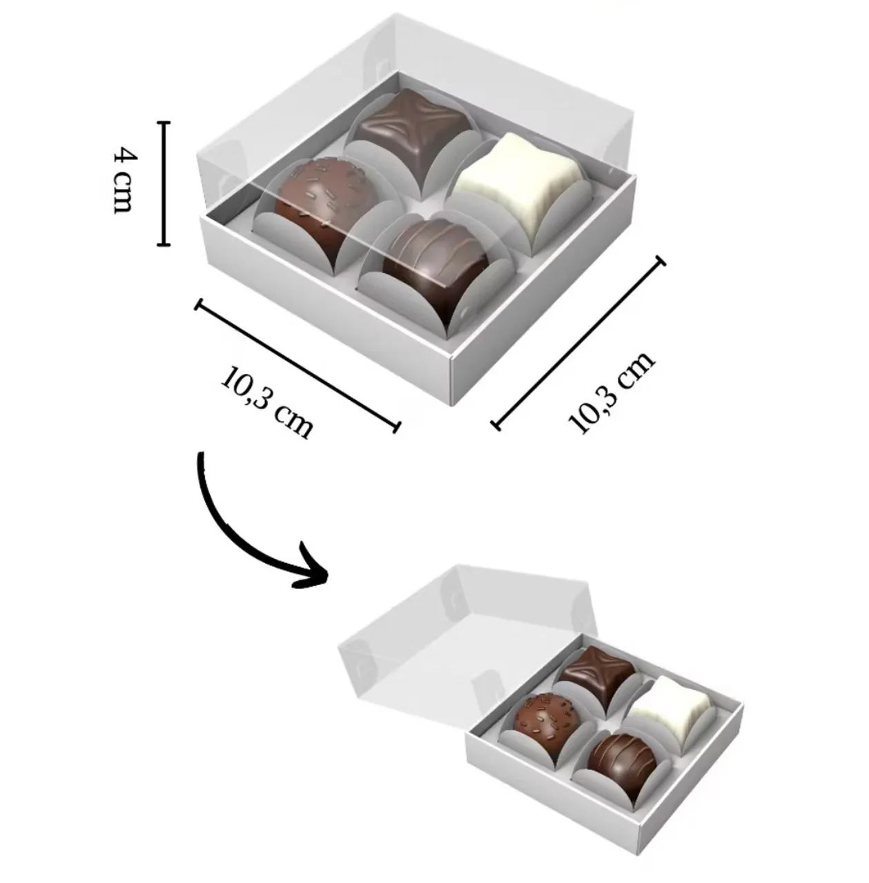 30 caixinhas Gourmet brigadeiro  - Foto 3