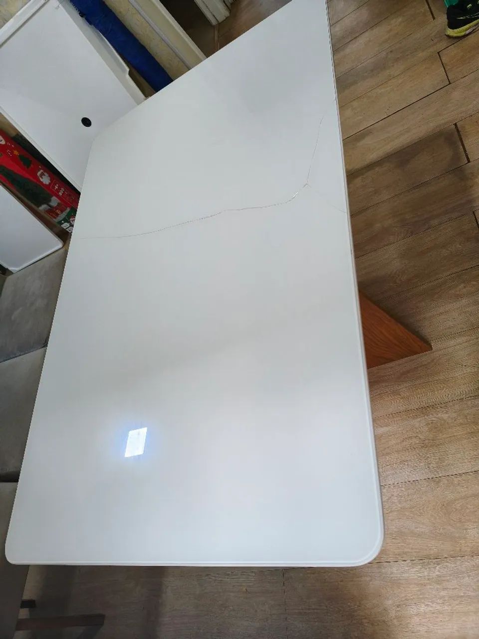 Mesa de cozinha com tampo de vidro - Foto 2