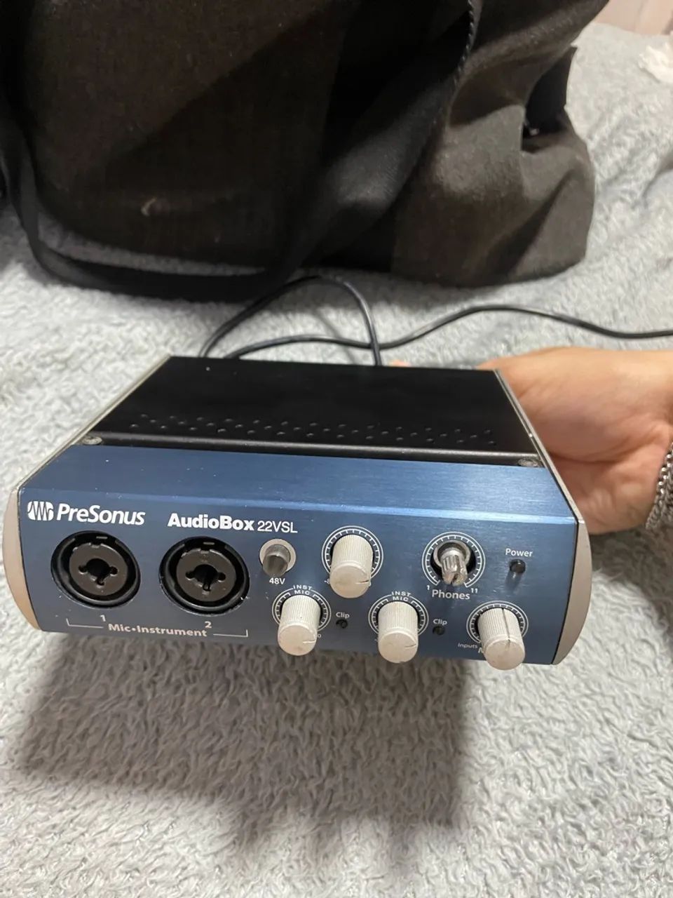 Interface de audio PreSonus Audiobox 22VSL com cabo USB Original - Foto 4