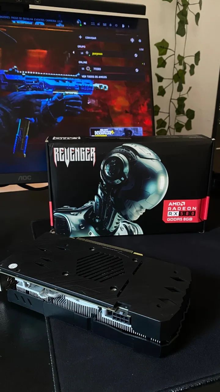 Placa de vídeo rx580