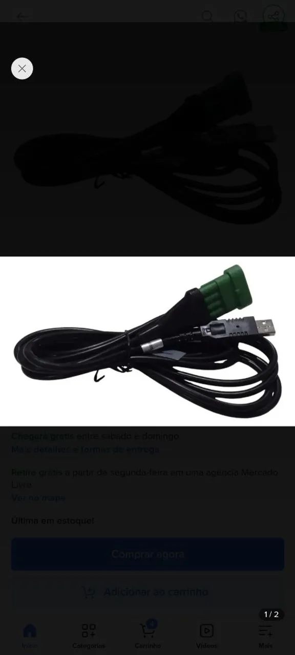 Cabo Interface Gnv Injetado