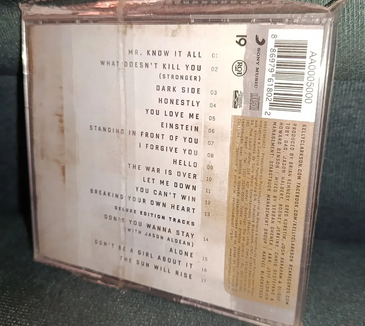 CD KELLY CLARKSON STRONGER DELUX  - Foto 2