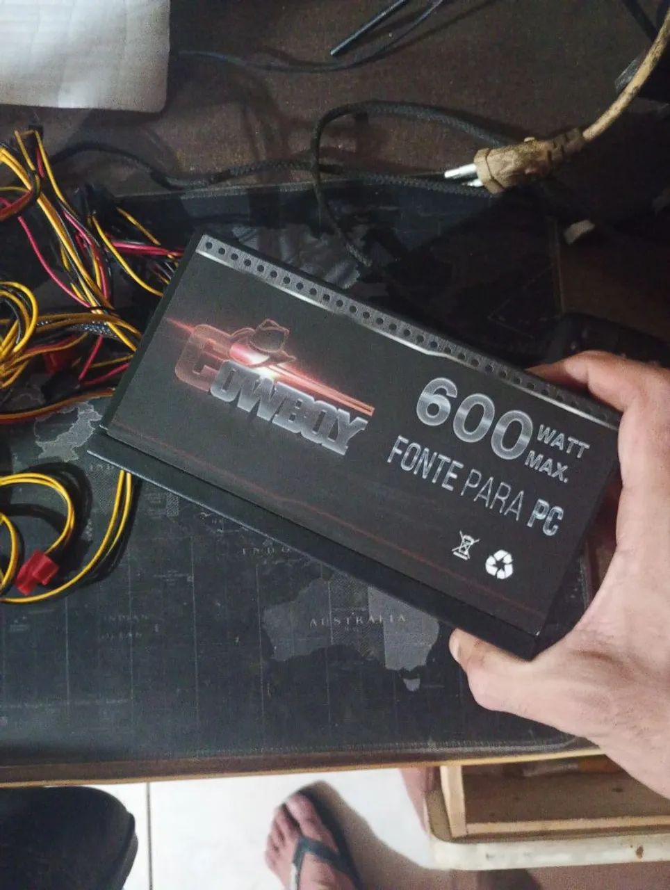 Fonte ATX Cowboy 600W - Funcionando Perfeitamente - Foto 3