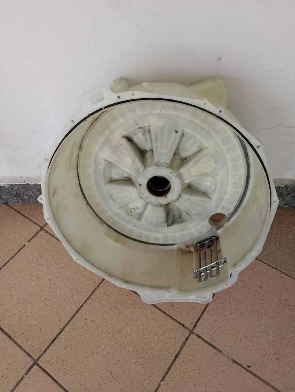 Tanque traseiro da lava e seca Samsung!